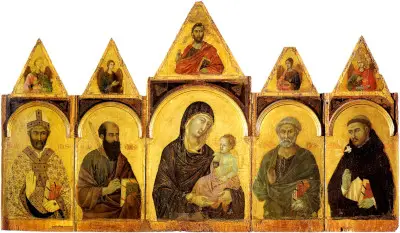 Madonna and Child with Saints Duccio di Buoninsegna